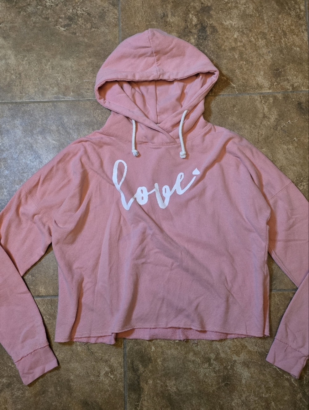 Pink | J. AMERICA | Love Hoodie Long Sleeve